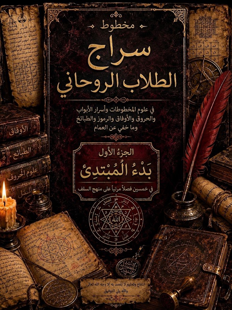 مخطوط سراج الطلاب الروحانى الجزء الاول بدء المبتدء