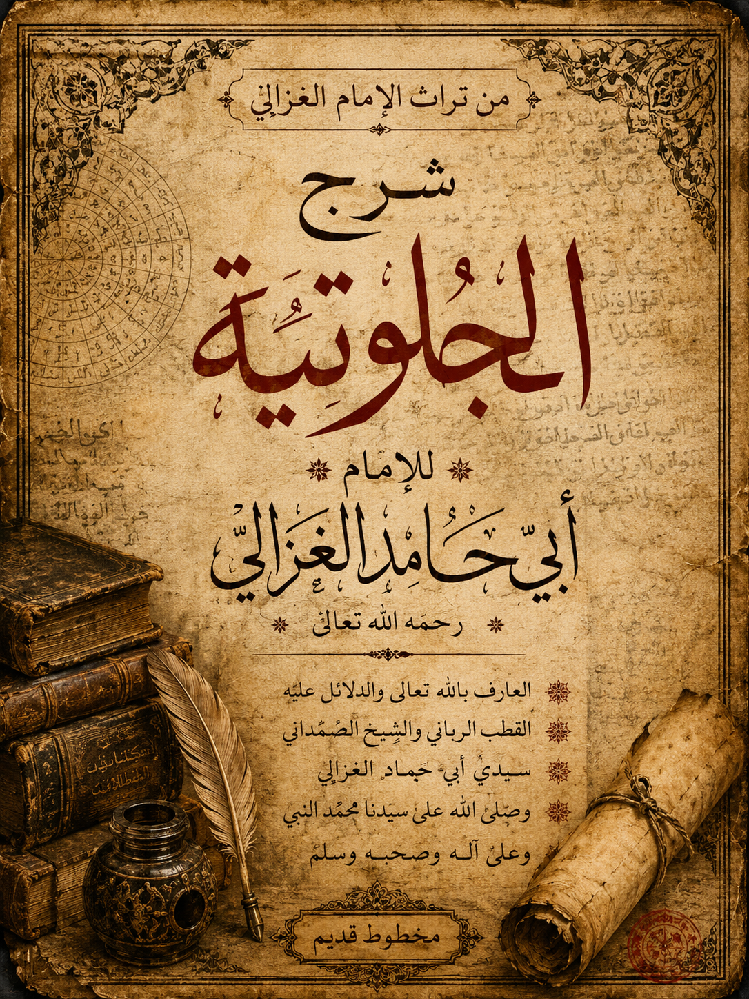 مخطوط شرح الجلجلوتية للامام ابا حامد الغزالى